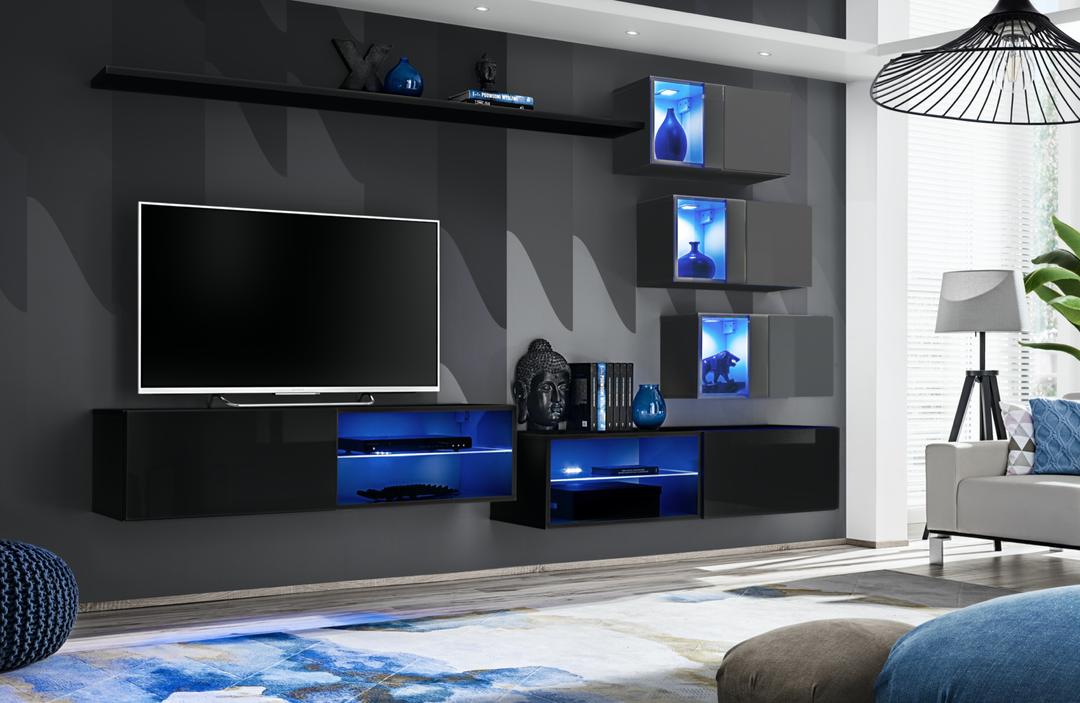 Switch XXIV Wall Entertainment Unit For TVs Up To 49"