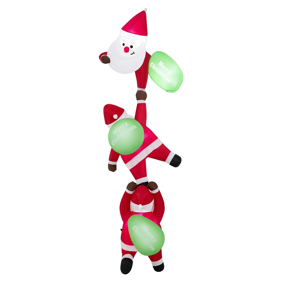 280 cm Hanging Christmas Inflatable Indoor Outdoor Decoration with Gift Bags and Built-in LED Lights
