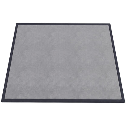 AIYAPLAY Baby Play Mat, 3CM Thick Foam Playmat Rug, Soft Flannel, Non-Slip, Water Resistant, Easy Care, 127 x 127 cm, Dark Grey