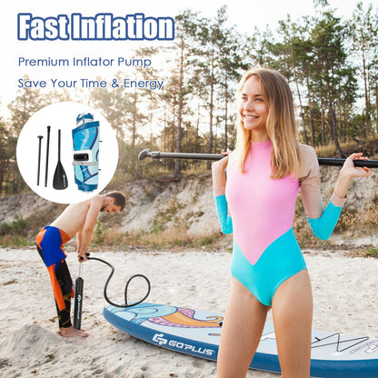 11FT Inflatable Stand Up Paddle Board with Non-Slip Deck