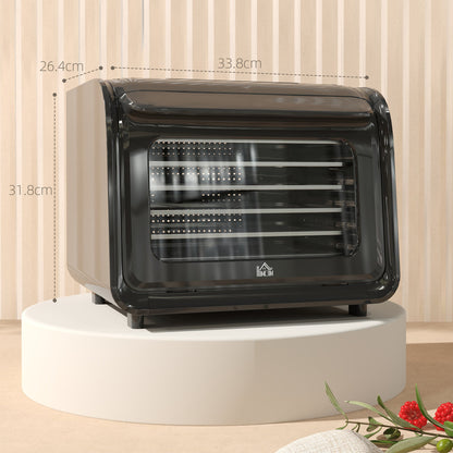 مجفف الطعام HOMCOM 35-70√Ç¬∞C بستة صواني - أسود