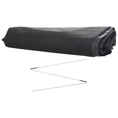 Outsunny Garden Parasol Cover Wodoodporny Outdoor Cantilever Banana Umbrella Protector 300D Oxford Fabric 240 x 48/70 cm na 3 m Cantilever Parasol