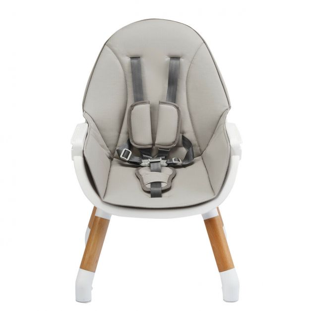 4 in 1 Baby High Chair Infant  Feeding Seat-Grey