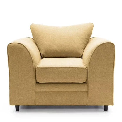 Dorota II Fabric Corner Sofa - Mustard