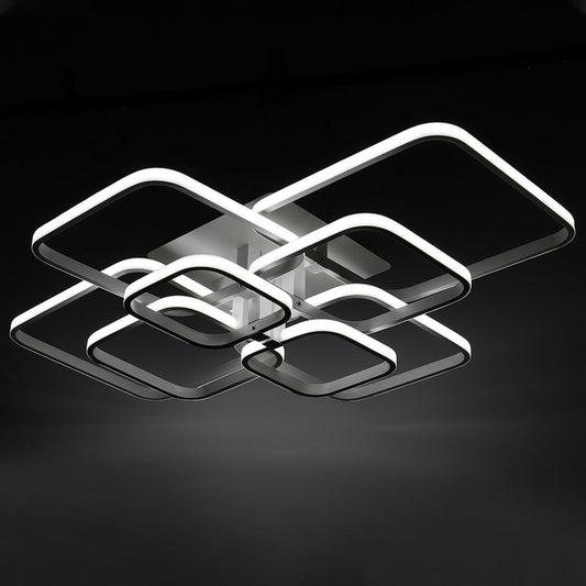 Square LED Ceiling Light Lamp Chandelier Lights Living Bedroom