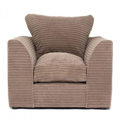 Sofa narożna Porto Jumbo Cord - czarna