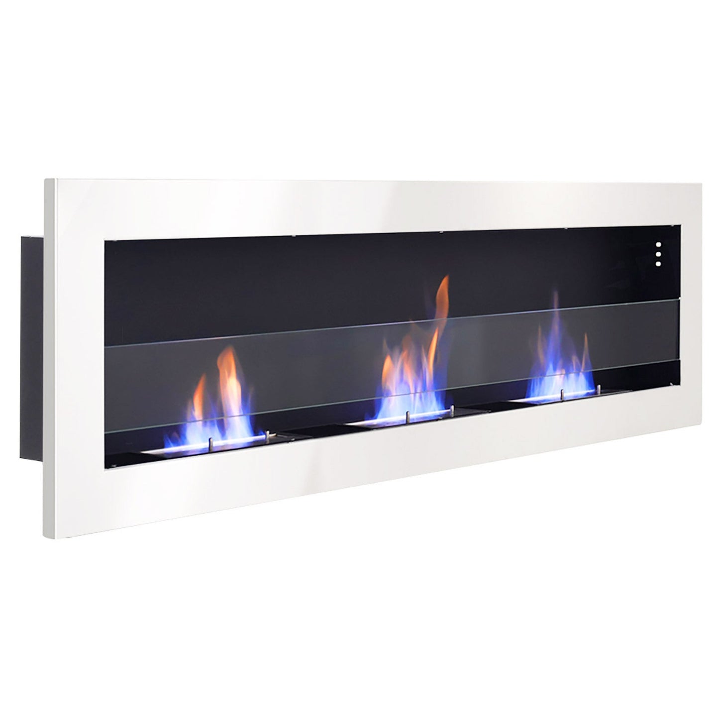 35/47 Inch Indoor Bio Ethanol Fireplace 3 Stoves Wall Mounted Heater