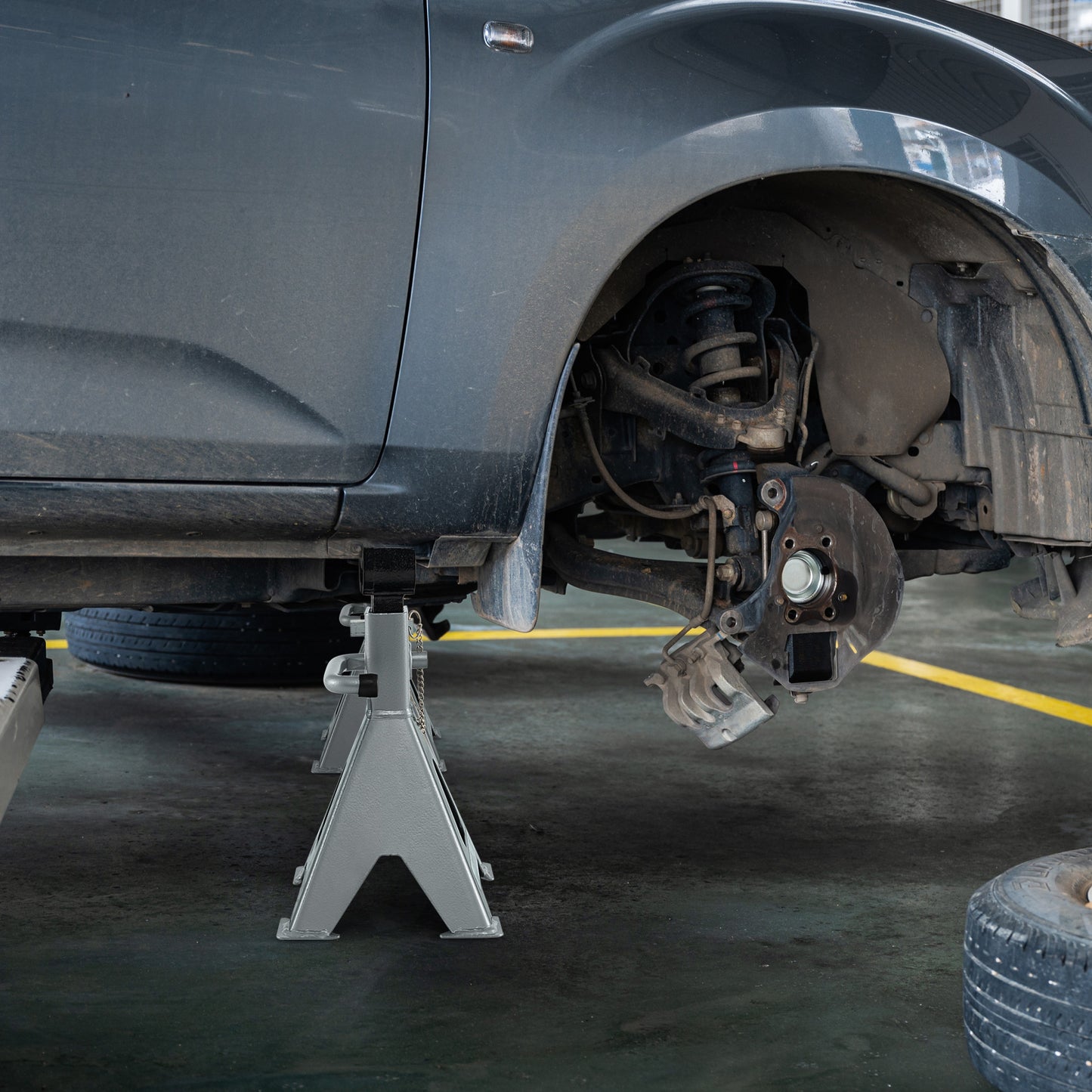 2 Tons Heavy-duty Steel High Lift Jack Stands