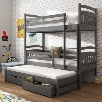 Alan Bunk Bed with Trundle and Storage