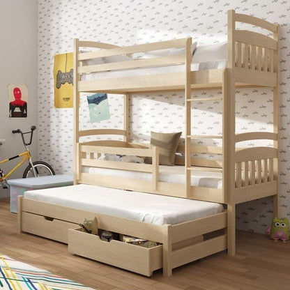 Ipswich Alan Bunk Bed with Trundle and Storage