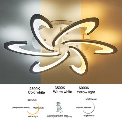 73cm Dia. Modern LED Ceiling Light Acrylic Petal Pendant Lights
