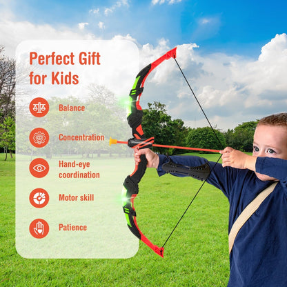 Kids Bow and Arrow Set with 20 Suction Cup Arrows