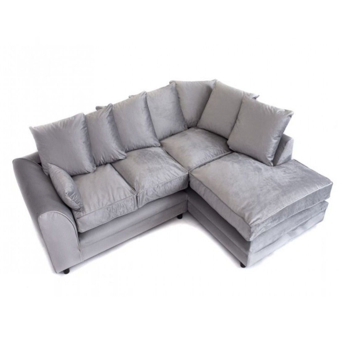 Chicago Velvet Corner Sofa - Heather Rose