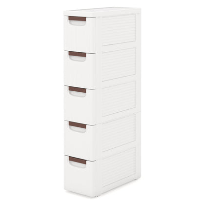 3/4/5/6-Drawer Narrow Storage Cabinet for Small Space