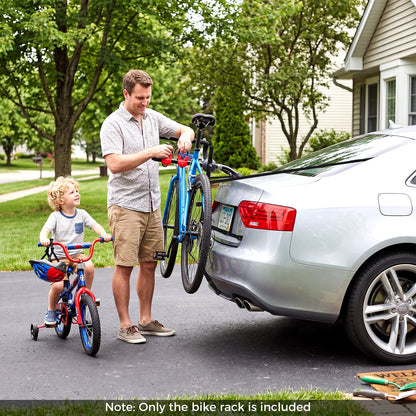 3-Bike Trunk Mount Bike Rack with Anti-Sway and Soft Padding