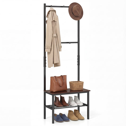 3-in-1 Freestanding Entryway Bench