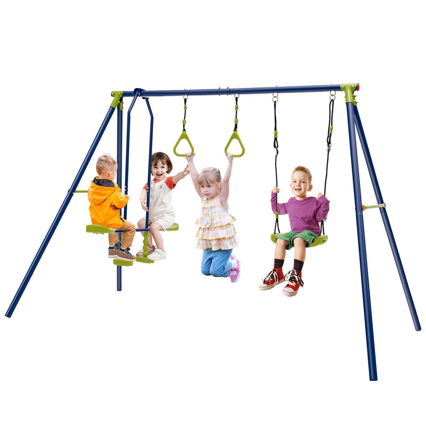 3-in-1 Multifunctional A-Frame Swing Set