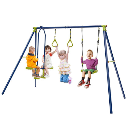 3-in-1 Multifunctional A-Frame Swing Set