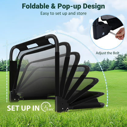 3 x 2 FT Portable Pop-up Football Training Equipment with Net