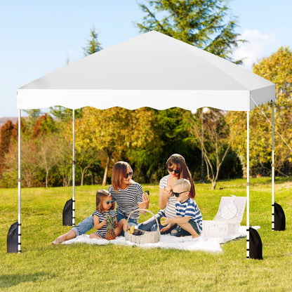 300 x 300 cm Pop up Canopy Tent with Wheeled Bag-White