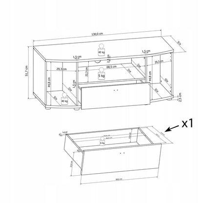 Rondo 03 TV Cabinet 130cm