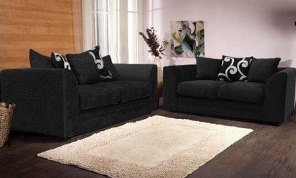 Brittany Chenille Fabric 3 Seater and 2 Seater Sofa Set