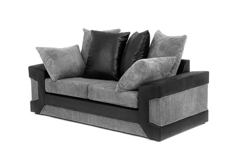 Denzel Cord Fabric 3 Seater and 2 Seater Sofa Set