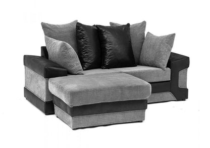 Denzel Cord Fabric 3 Seater Sofa