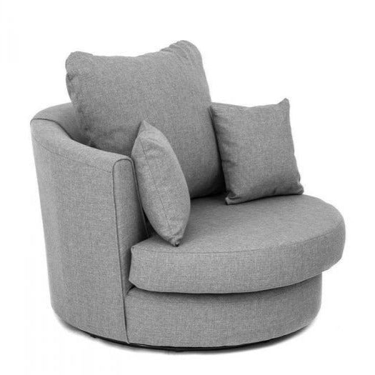 Dorota Fabric Swivel Chair