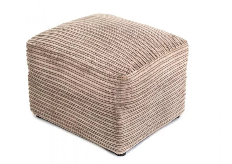 Illusion Cord Chenille Footstool