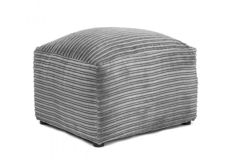 Illusion Cord Chenille Footstool