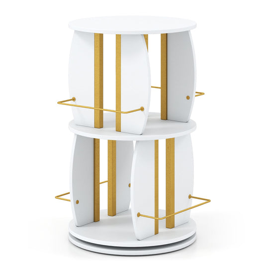360° Spinning Rotating Bookshelf Tower