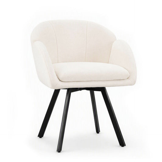360° Swivel Accent Chair in Beige
