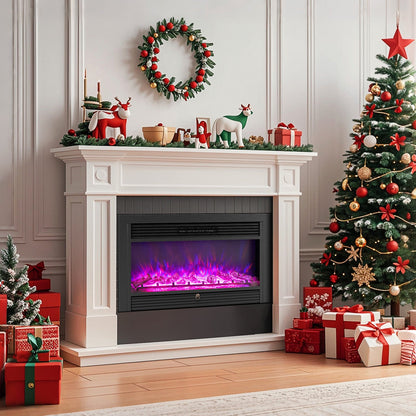 36-Inch Electric Fireplace Insert with Remote Control-36 inch