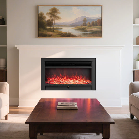 36-Inch Electric Fireplace Insert with Remote Control-36 inch