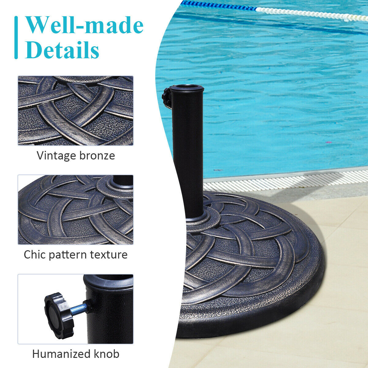 Parasol Classical Design Stand with Adjustable Knob