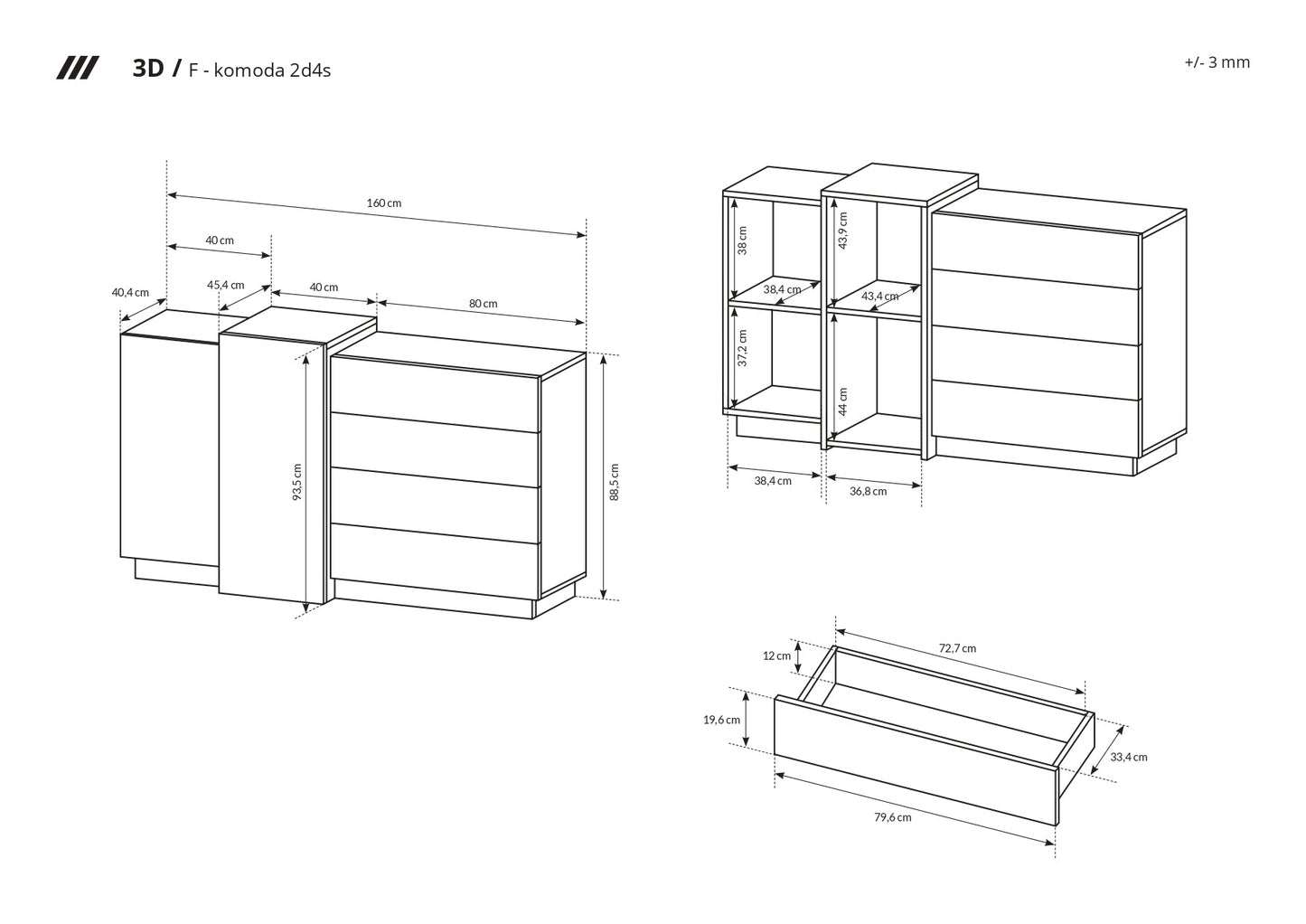 Sideboard 2D4S E3D