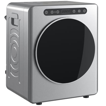 HOMCOM 5kg Compact 40-60â  Tumble Dryer - Silver Tone