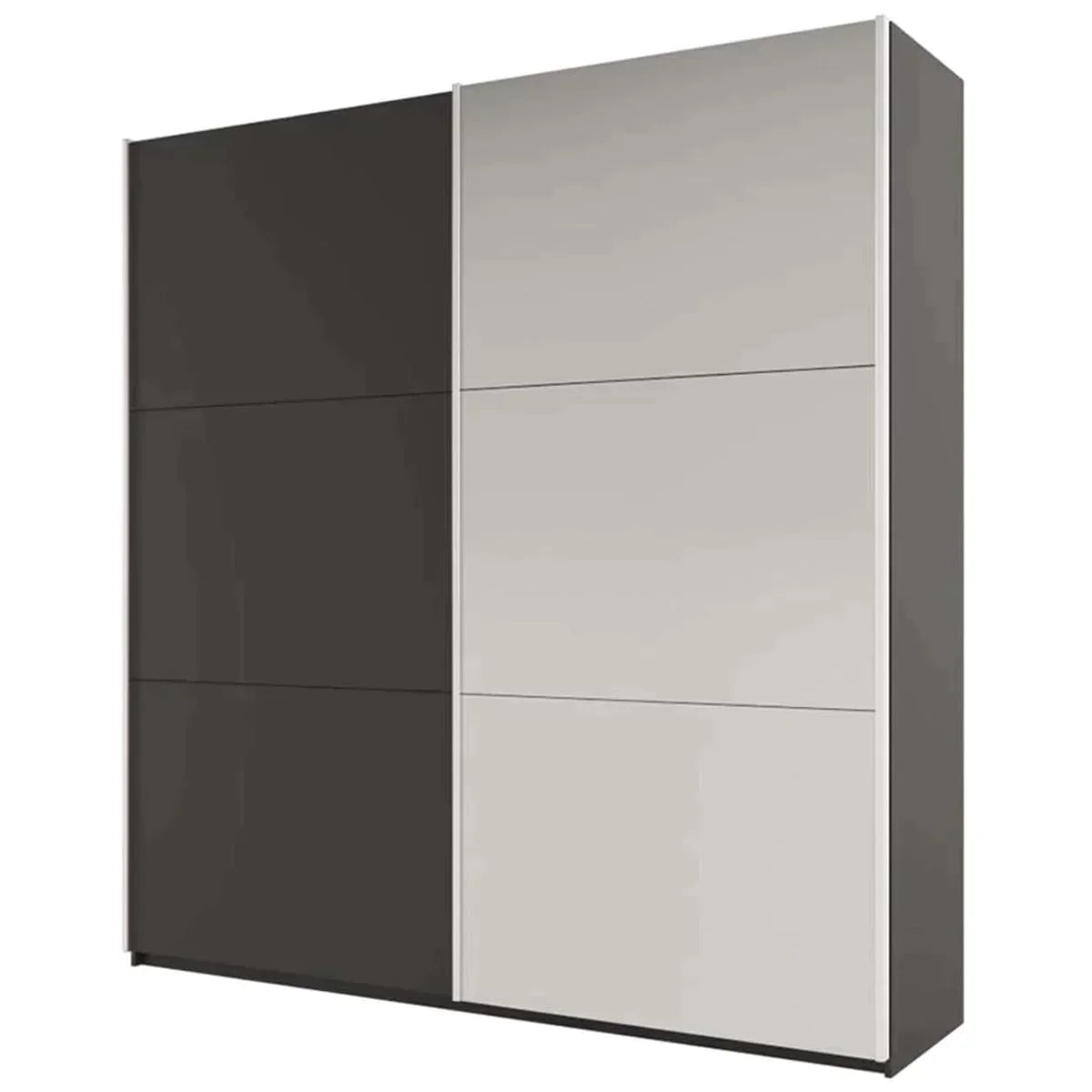 Wokingham Sliding Door Mirror 200cm Wardrobe - Platinum