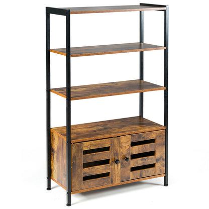 4-Tier Floor-standing Bookshelf  Home Display Stand Shelf