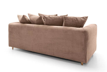 Jill Jumbo 3 Seater Sofa - Brown