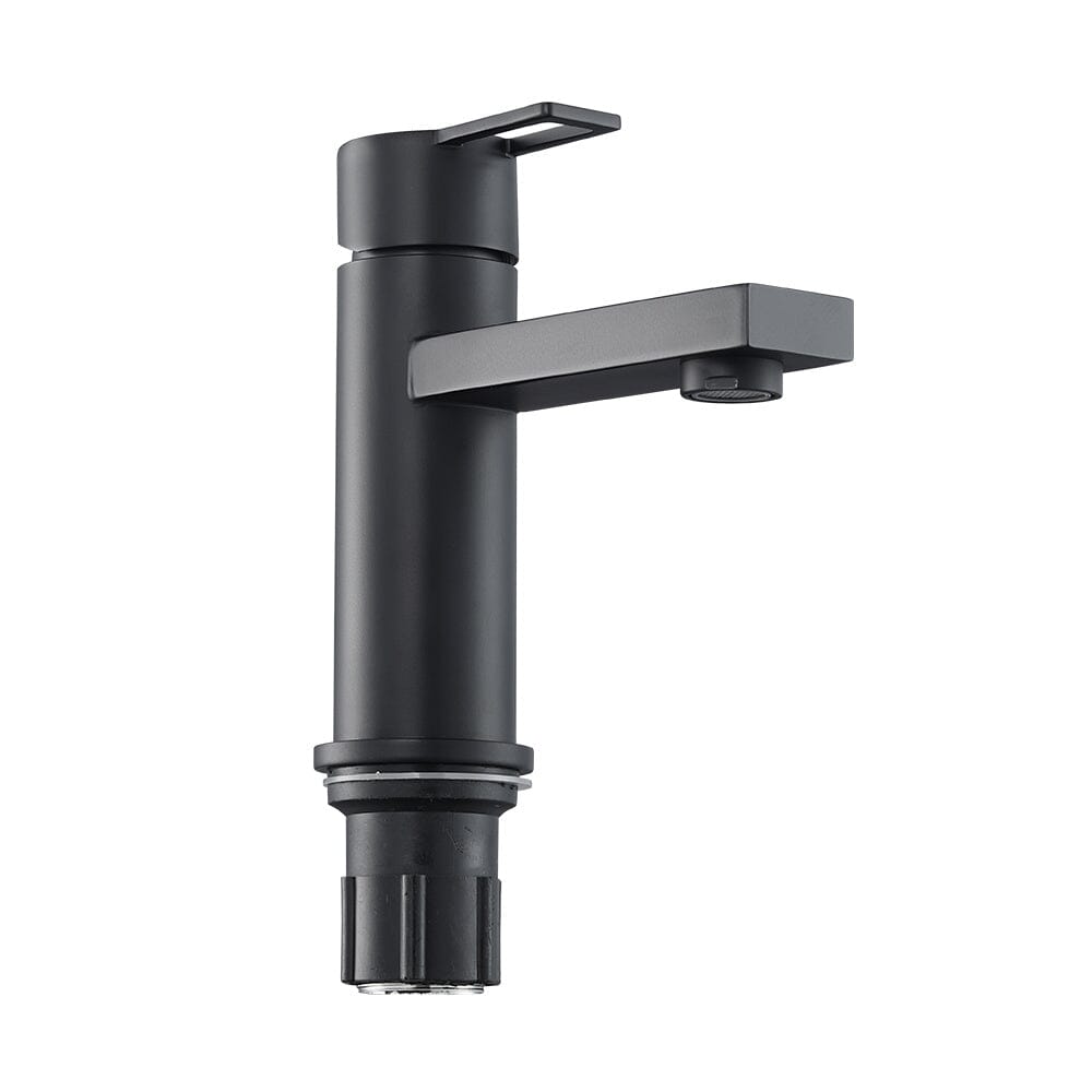 Timeless Matte Black Stainless Steel Bathroom Tap