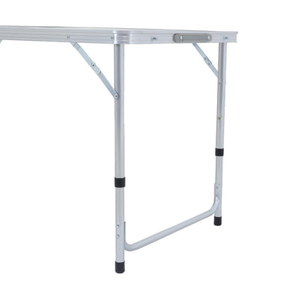 Portable Aluminium Folding Picnic Table with 4 Stools