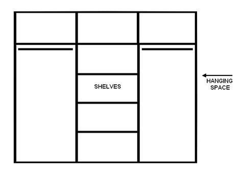 Artimas II Sliding Door Wardrobe 250cm - Wenge