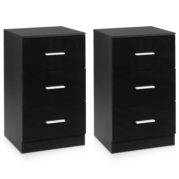 Set of 2x office cabinet with 3 drawers