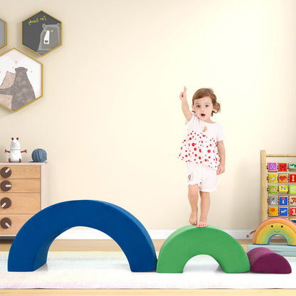 3 Piece Toddlers Climbing Toys with Elastic Filling-Colourful