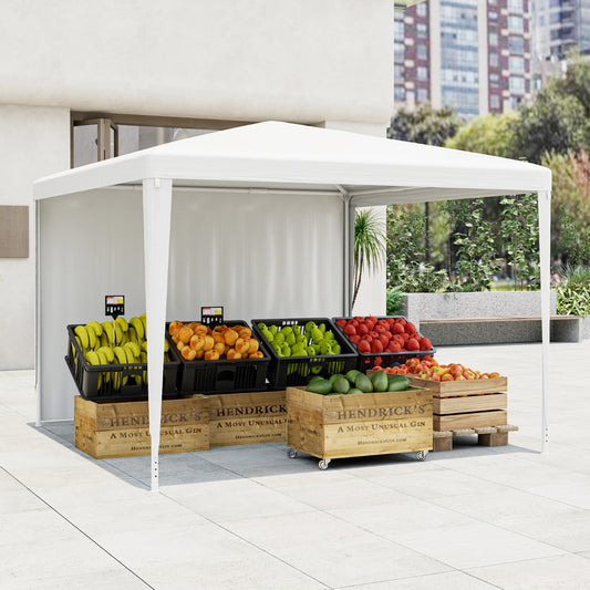 3x3m garden tent with 4 removable side walls &amp; windows ideal for weddings