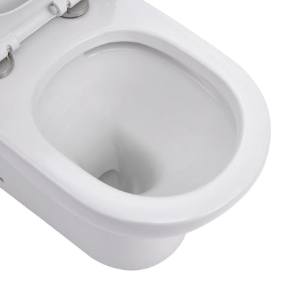 63cm D Comfortable 2-Piece Elongated Toilet with Dual Flush