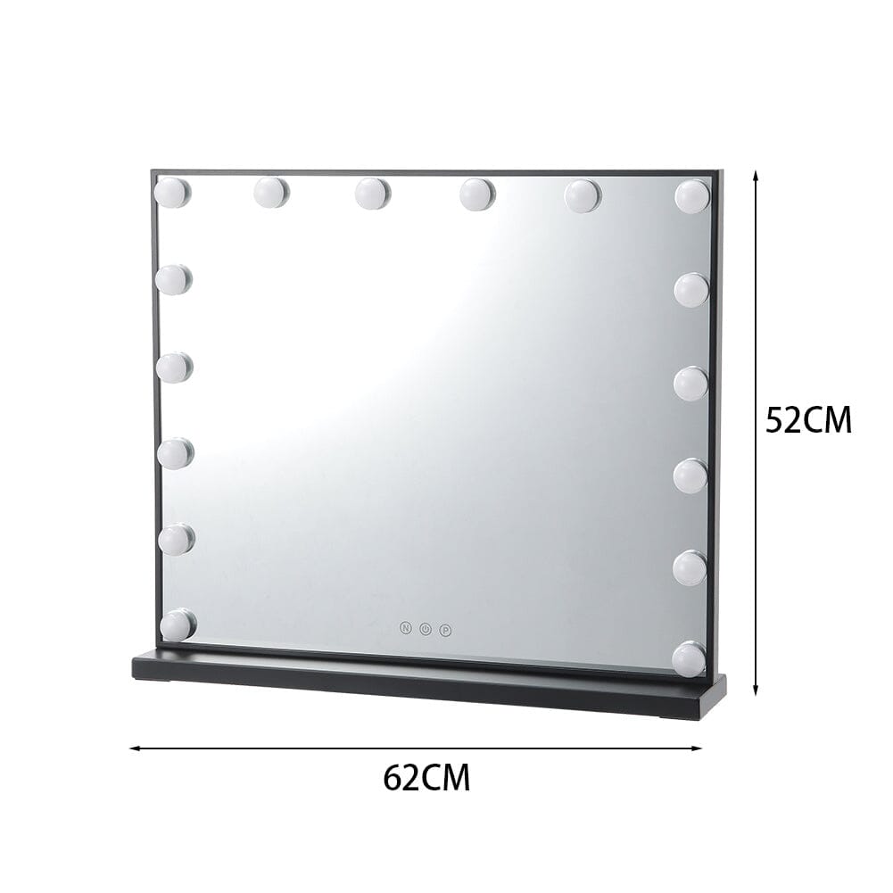 62CM Wide Rectangle Hollywood LED Makeup Vanity Mirror