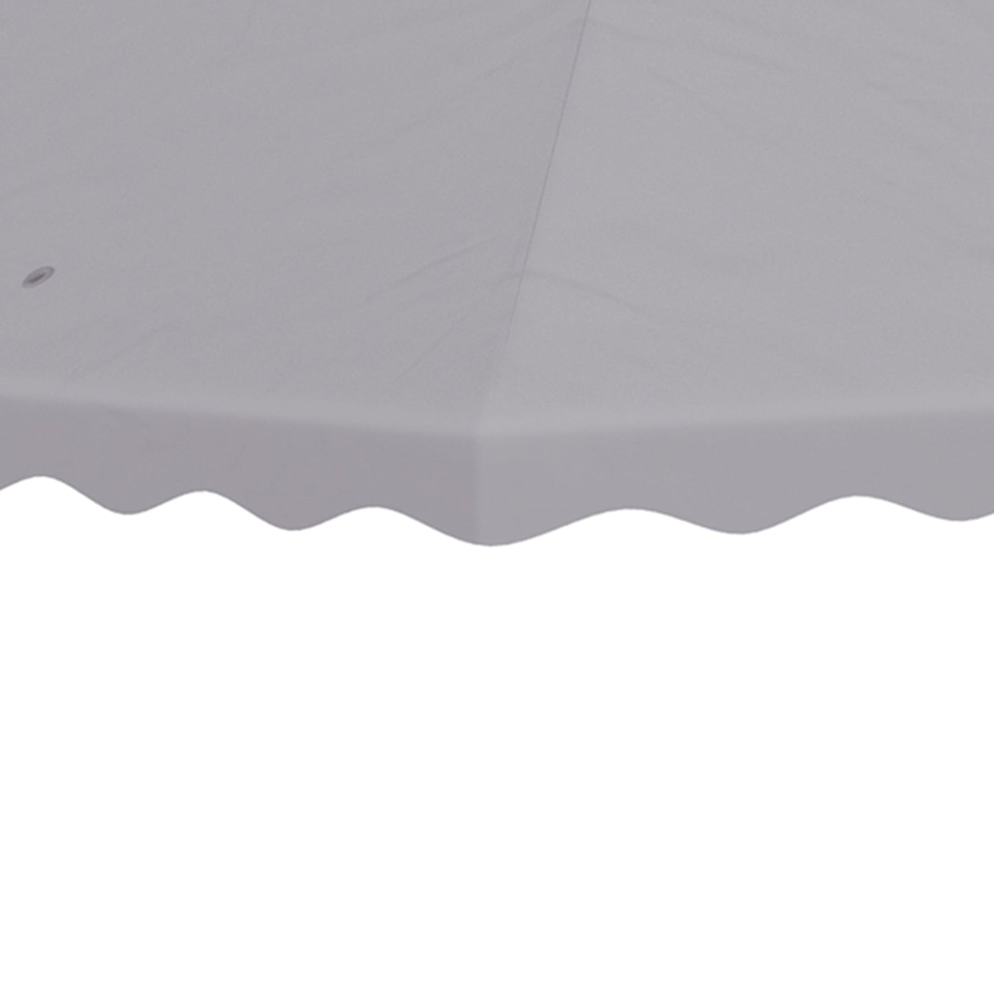 Outsunny 3 x 3 m Gazebo Canopy Replacement Covers, 2 - Tier Gazebo Roof Replacement TOP COVER ONLY, Light Grey
